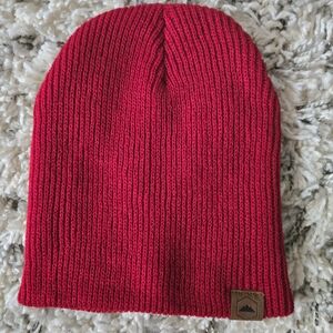 Stylish Red Knit Beanie for Men